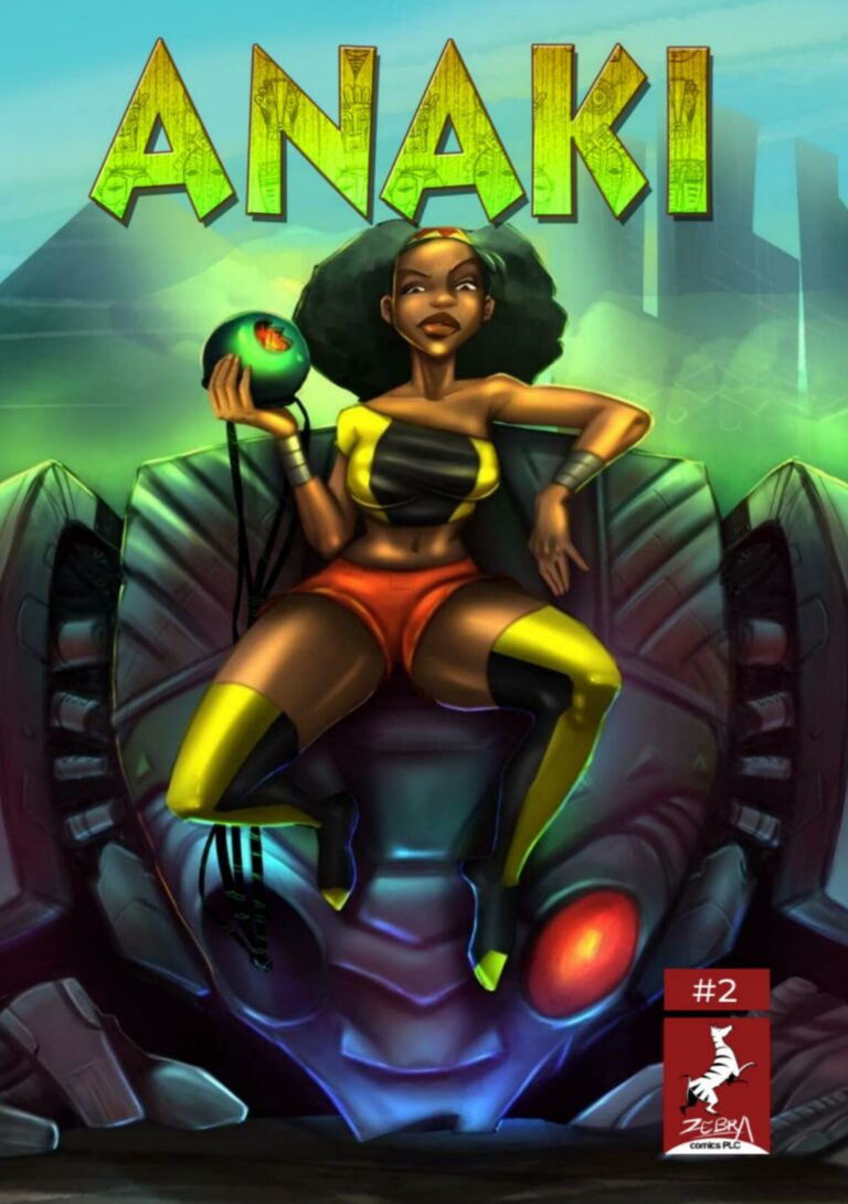 Anaki African Superhero from Zebra Comics