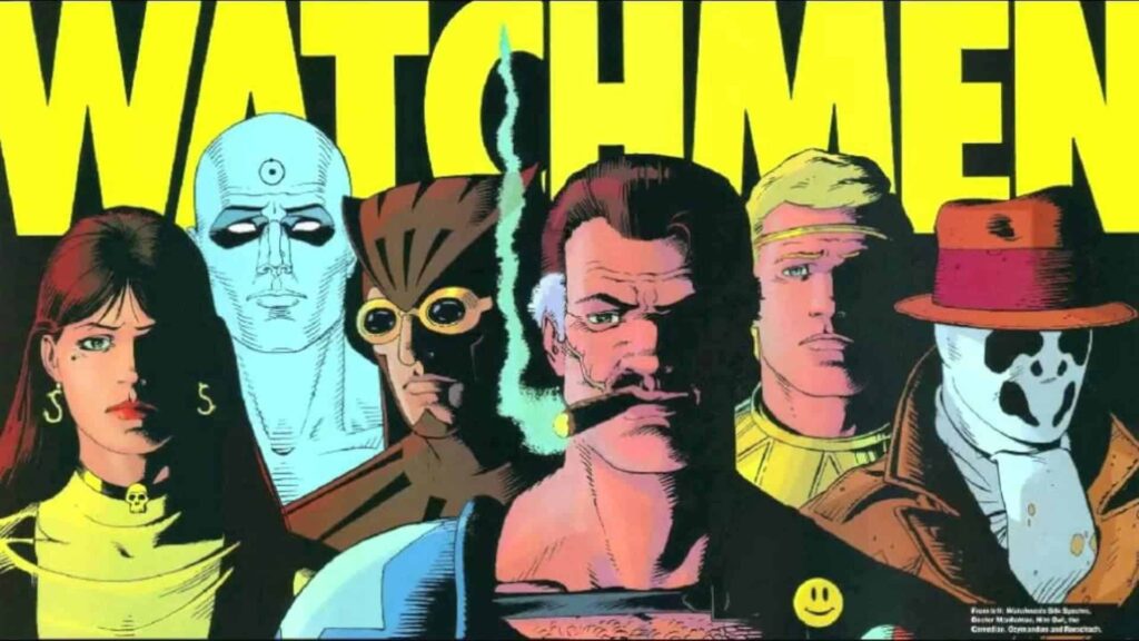 Watchmen on the zebra comics blog