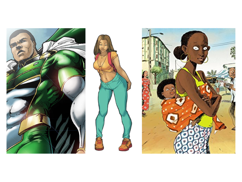 Popular African Comics Characters on the Zebra Comics Blog