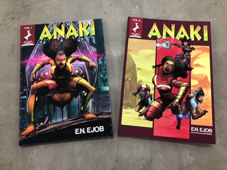 Printed Copy of Anaki Vol 1 and Anaki Vol 2