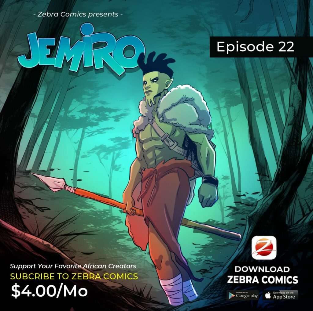 Bram from Jemiro and New African comics on the zebra comics blog