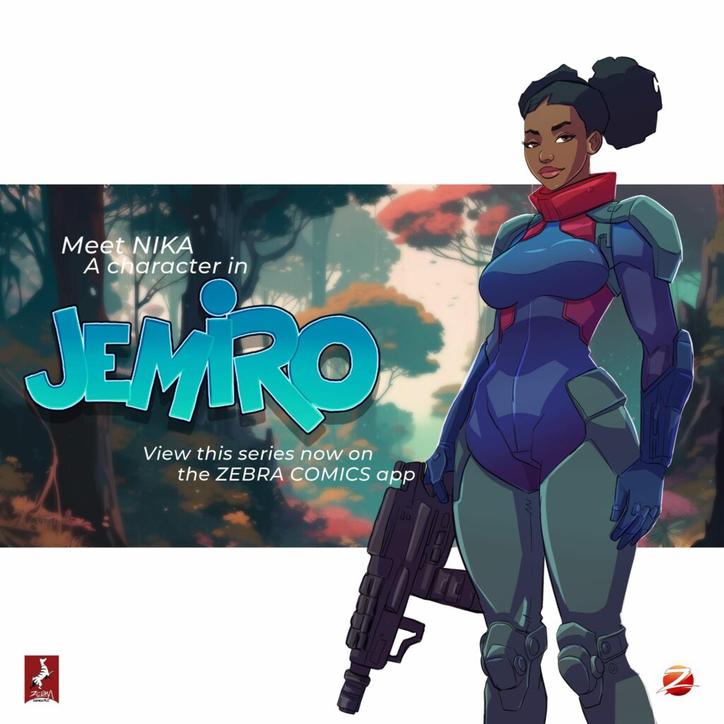 Nika from Jemiro and New African comics and webtoons on the zebra comics blog