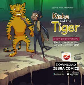 Kinke and the Tiger on Zebra Comics