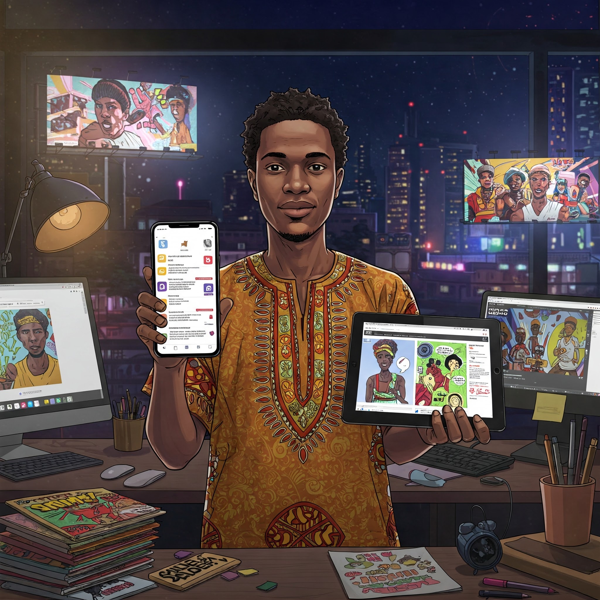 Social Media vs Webcomics Platforms: Where Should African Creators Publish Their Comics?
