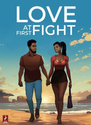 Cover image of "Love At First Fight" African comic of Zebra Comics